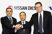 日産自、日産ディーゼルの保有株をボルボに売却