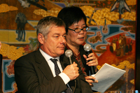 ピニンファリーナグループのパオロ・ピニンファリーナCEO（左）。