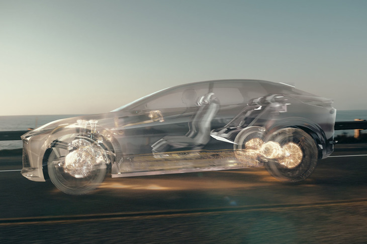 新しい4輪駆動制御技術「DIRECT4」のイメージ。