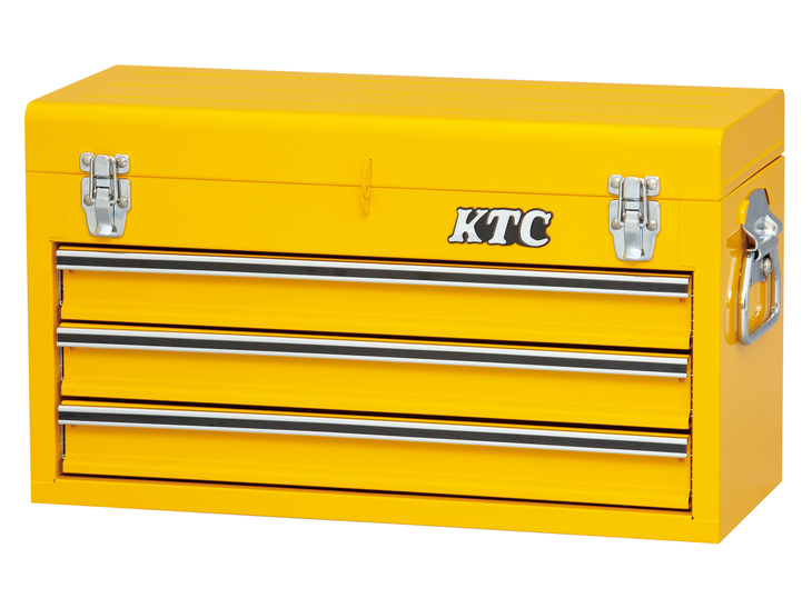 3段3引き出しのチェスト。