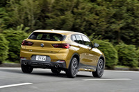 「X2 xDrive20d MスポーツX エディションジョイ＋」の燃費値はWLTCモードで14.5km/リッター。今回の試乗では610.6km走行し、満タン法で17.9km/リッターを記録した。