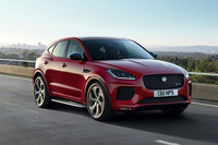 ジャガーのコンパクトSUV「Eペース」も全22グレードがラインナップされる。ジャガーではこのほか、ピュアスポーツカー「Fタイプ」にも全24グレードが設定されている。