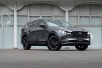 新グレードの「スポーツアピアランス」。グリルやグリル下部のシグネチャーウイングなどをブラック塗装にすることで全体を引き締まった印象にしている。