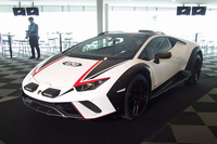 三重・鈴鹿サーキットで行われたランボルギーニのユーザー参加イベント「60th Anniversary Lamborghini Day」に展示された「ウラカン ステラート」。