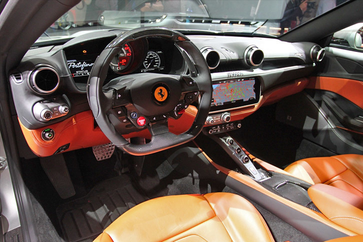 フェラーリ・ポルトフィーノ（インテリア）