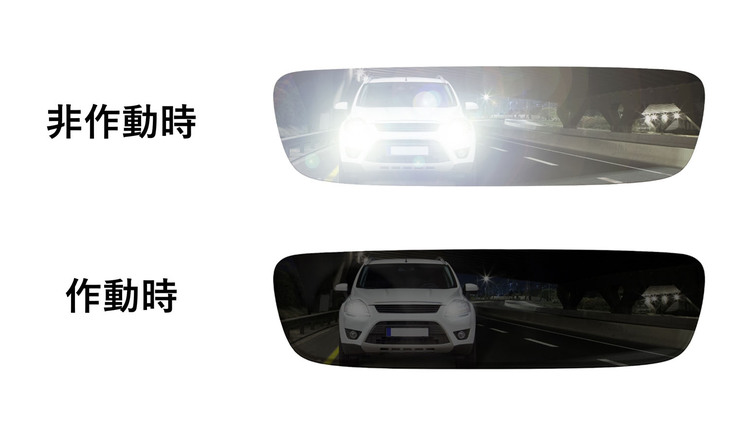 自動防げん機能付きインナーミラーは1万6500円、または440円/月で利用できる。