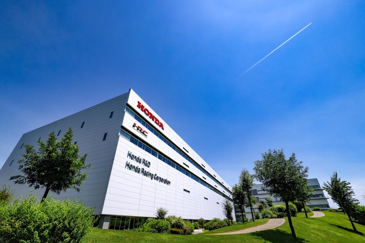 栃木県さくら市にある「HRC Sakura」。ホンダF1第4期の準備のため2014年に創設された。緑豊かな敷地は東京ドーム50個分の広さ。