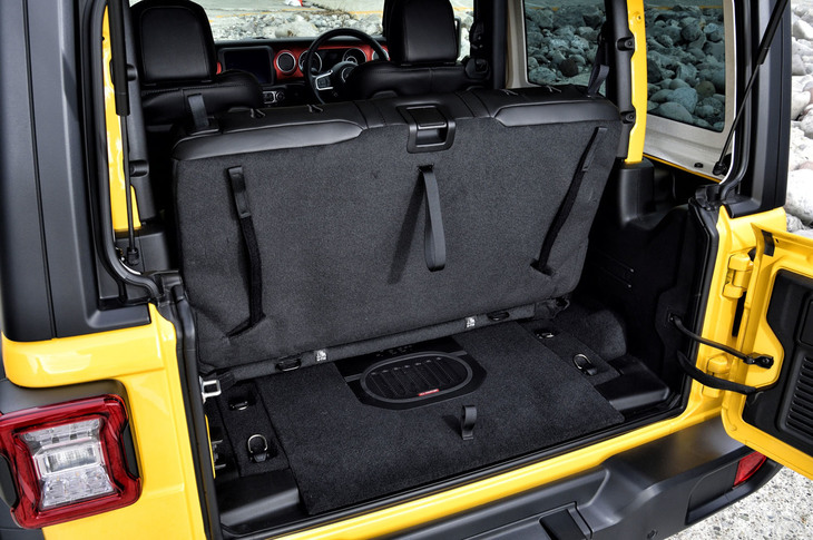 後席使用時の荷室容量は、北米仕様車の参考値で12.9立方フィート（約365リッター）。