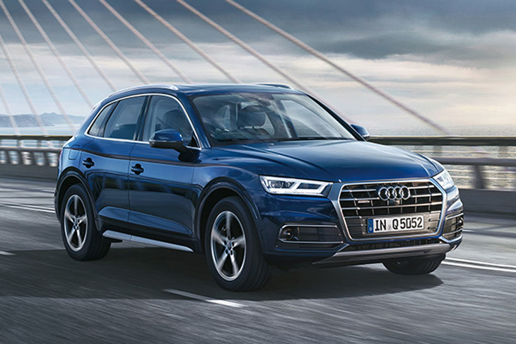 2019年2月19日に発売された「アウディQ5 40 TDIクワトロ スポーツ」。日本に正規導入されるアウディのディーゼルモデルとしては、1980年の「アウディ100 L 5D」以来になるという（当時の輸入代理店はヤナセ）。