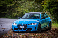 G20型「BMW 3シリーズ」をベースに開発された高性能モデル「M3」。最新モデルは、1985年に登場した初代から数えて6代目にあたる。RWD車は2021年1月に、４WDは2021年9月に導入されたが、現在日本では4WDの「M3コンペティションM xDrive」（写真）のみが販売される。