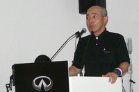 日産栃木工場の責任者である、黒澤良二工場長。インフィニティ4.5活動について、「（I-PESを通して）自分たちのやるべきことがハッキリした」と述べた。