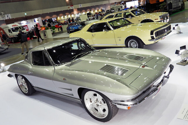 オートモビル カウンシル2024」の会場から（特別展示 アメリカン