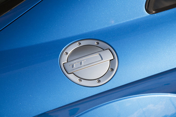 「TT」のロゴが記されたフューエルリッド。