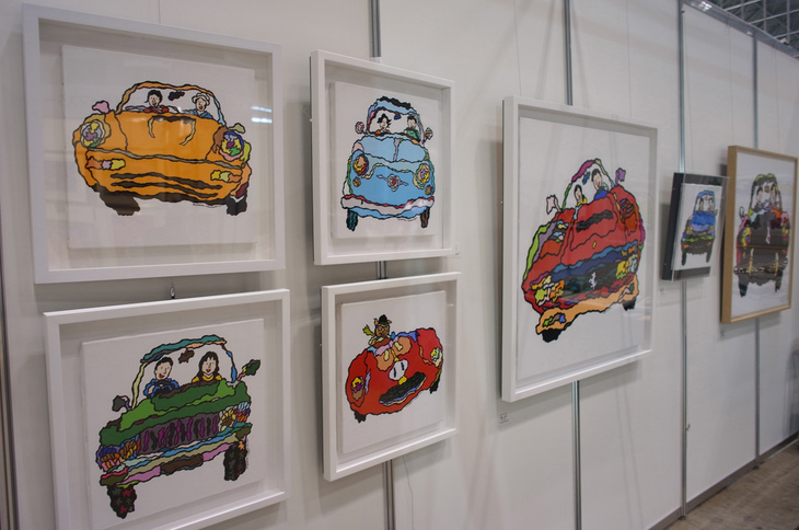 乗り物絵師★トドロキ トモヒロのブース。