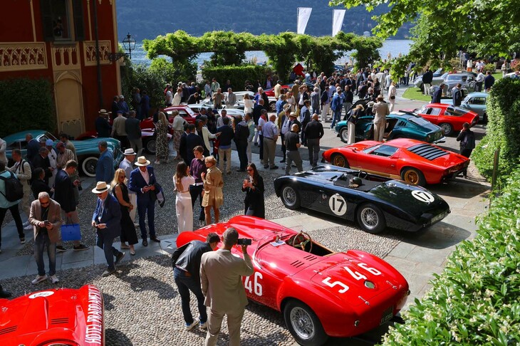 グランドホテル・ヴィラ・デステの招待日。近年はなぜか天候不順が続き、オーナーたちをやきもきさせたが、2025年はまばゆいばかりの晴天に恵まれた。