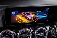 走行モードの選択画面。「Comfort」「Eco」「Sport」そして「Individual」の4種類から任意に選択できる。センターコンソールパネルに備わるスイッチのほか、画面に直接タッチすることでも走行モードの切り替えが行える。