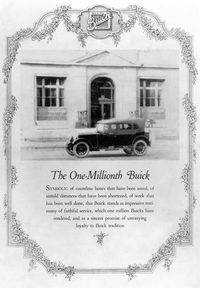 1923年に累計100万台の生産を達成したビュイック。記念すべき記録の裏で、GMの経営は混迷を極めていた。