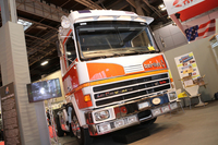 こちらも幻メイクの常連。リヨンに存在したトラックメーカー、ベルリエの保存財団。今年の展示車は1978年「TR350サントール（ケンタウロス）」。