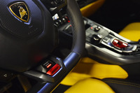 ステアリングホイールの底部には、ドライビングモードを選択するANIMAスイッチが備わる。