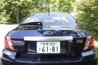 外観から想像するよりはるかに広く、使い勝手のいいラゲッジスペース。
クリックするとシートアレンジによる荷室の変化が見られます。