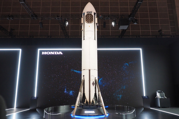 清水氏とwebCGほったを劇的に感動させた、ホンダの「サステナブルロケット」。ただし、当連載のテーマはあくまで“カーデザイン”なので、詳述は割愛させていただきます。