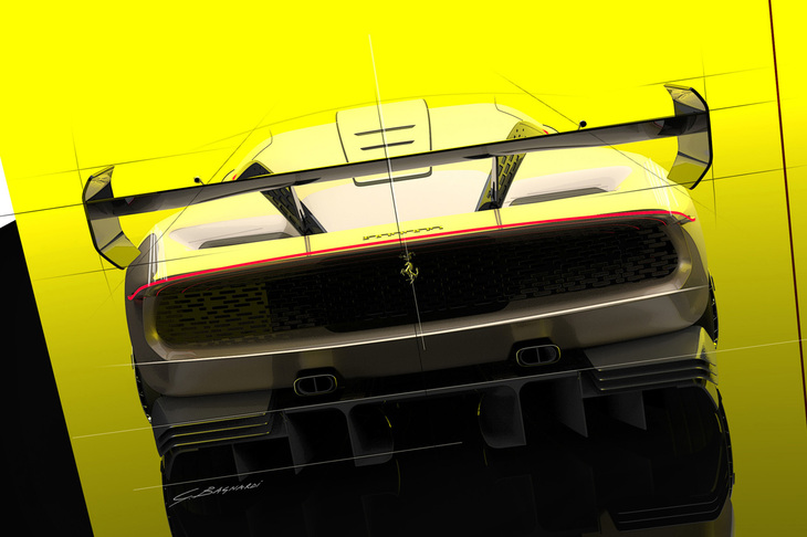 フェラーリKC23（デザインスケッチ）