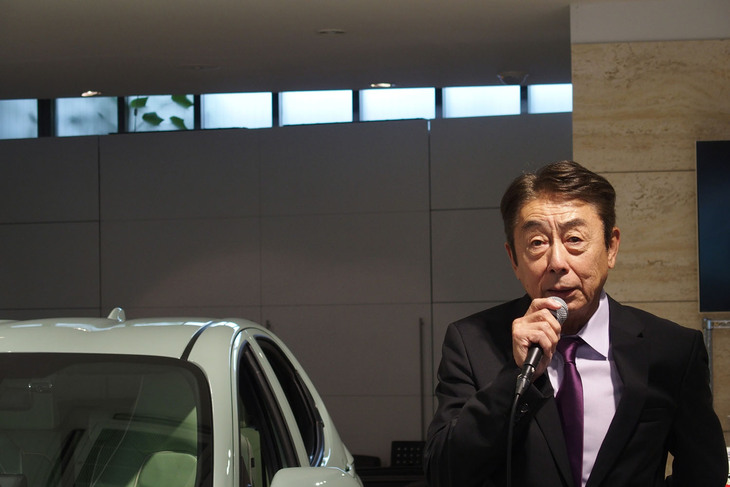 光岡自動車代表取締役社長の光岡章夫氏。