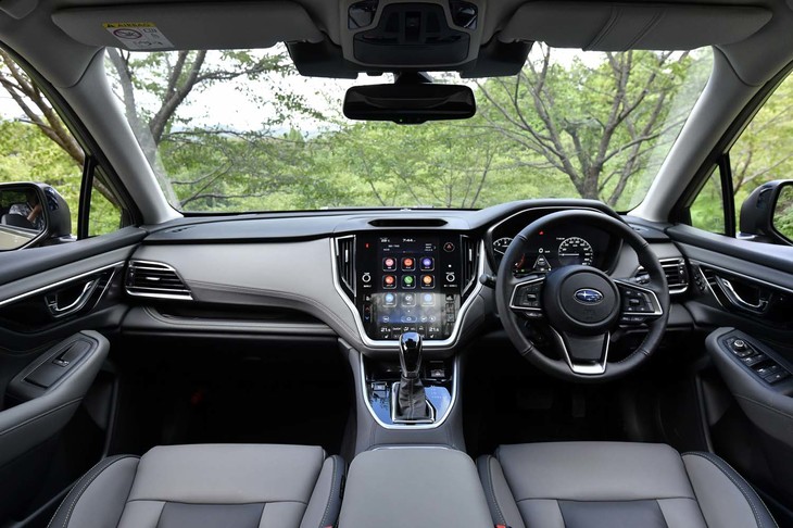 スバル・レガシィ アウトバックX-BREAK EX（インテリア前面）