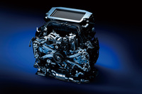 FA24DITと呼ばれる2.4リッター水平対向4気筒直噴ターボエンジンは、最高出力275PS/5600rpm、最大トルク350N・m/ 2000-4800rpmを発生。