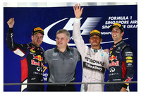 第14戦シンガポールGP「ハミルトン、ランキングトップへ」【F1 2014 続報】