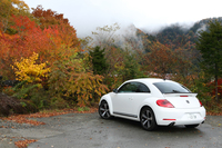 外観上は、ツートンカラーの18インチホイールやリアスポイラー、リアディフューザー、クロムデュアルエキゾーストパイプなどが目印。ドアミラーやサイドスカートなど、随所にブラックのアクセントを用いている。
    