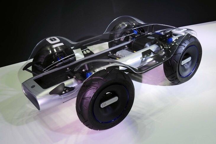 小型低速EV汎用プラットフォーム「YAMAHA MOTOR PLATFORM CONCEPT」