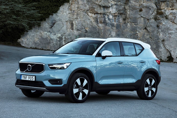 ボルボの新型SUV「XC40」。発表は2017年9月のことで、ファッションウイーク開催中のイタリア・ミラノでお披露目された。